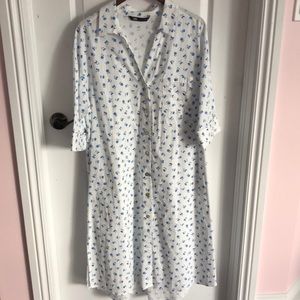 Zara shirt dress! Belt is missing!
